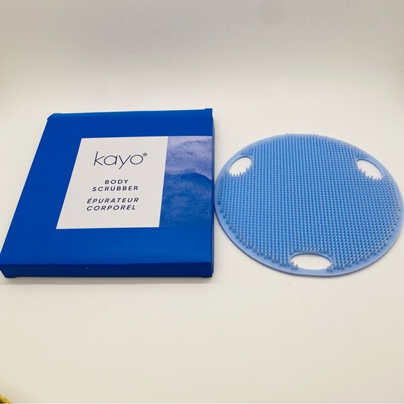 Kayo Skincare Nwt Kayo Body Scrubber Light Blue Poshmark